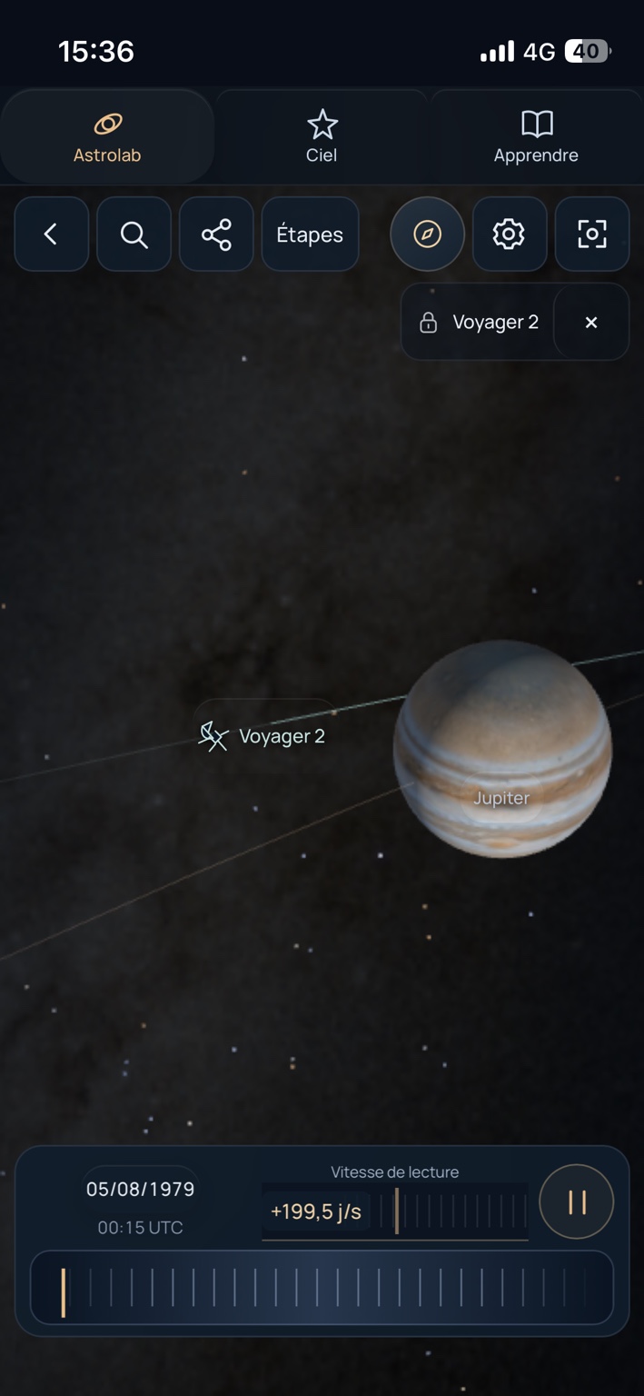 Voyages des sondes